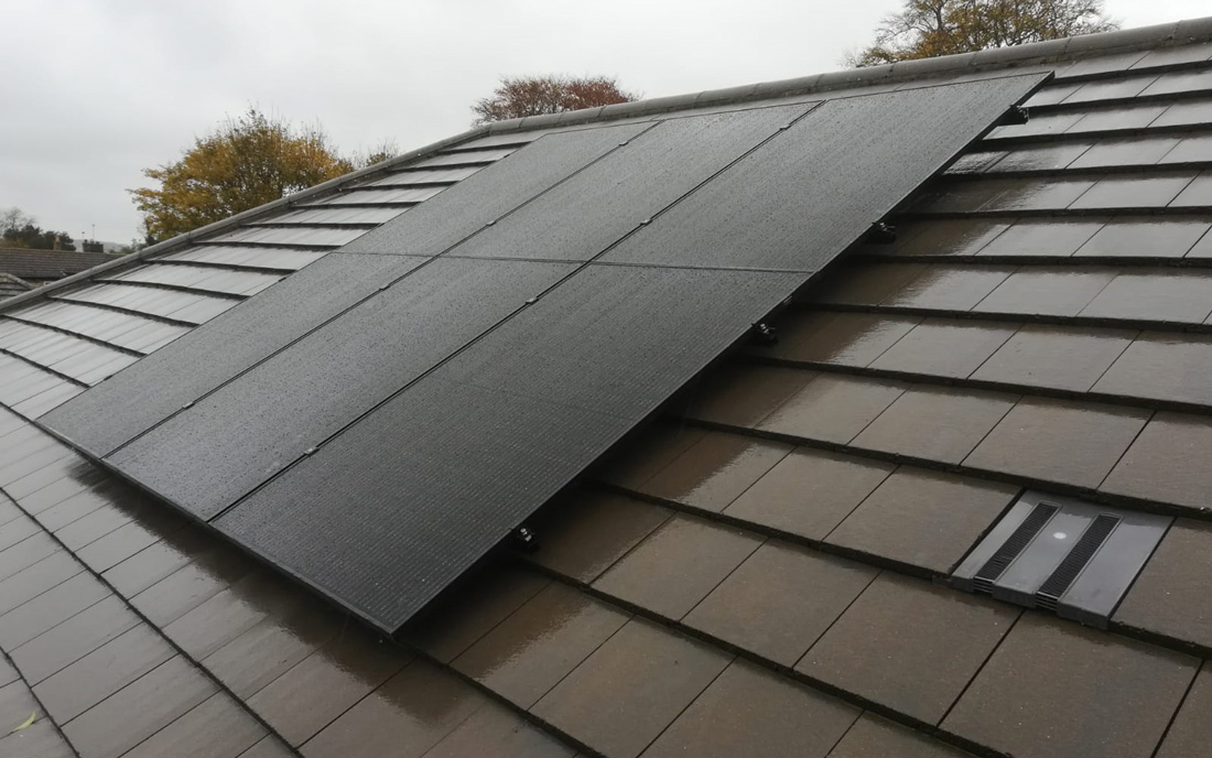 Solar Panels installed on house roof near Ossett, West Yorkshire